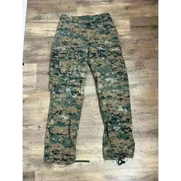 Propper Men's S Tactical Digital Camo Print Pants Pockets Baggy 30X31 Woodland - Picture 1 of 11